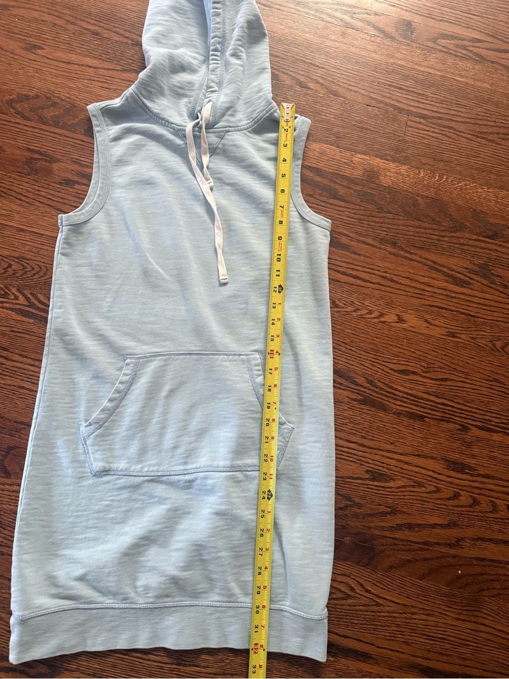 SLEEVELESS HOODIE MINI DRESS - Picture 10 of 11